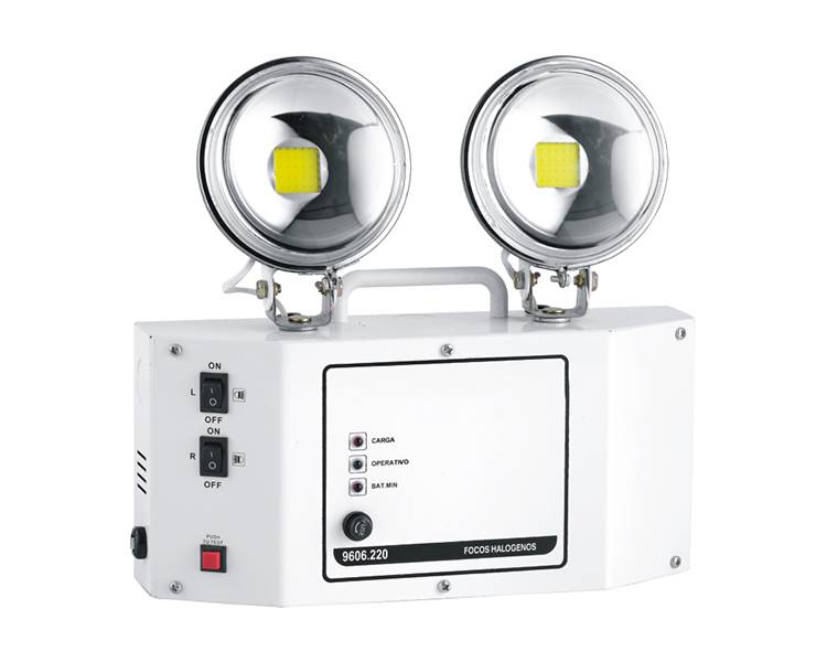 2924 Lampu Darurat Twin Spot Output Tinggi Lumen Tinggi