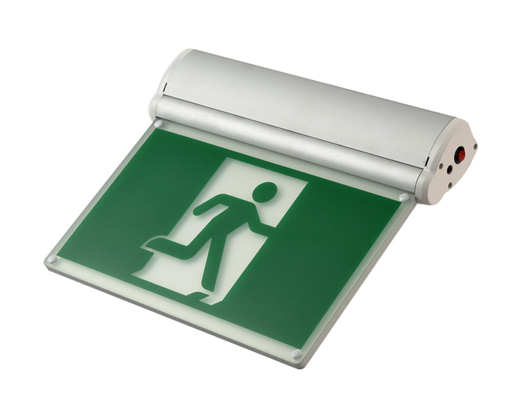 Jelrm Aluminium 6 Inch Running Man LED Darurat Tanda Exit