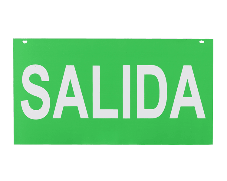 Salida menandatangani panel akrilik