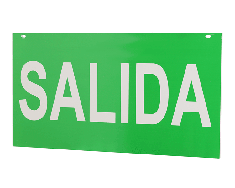 Salida menandatangani panel akrilik