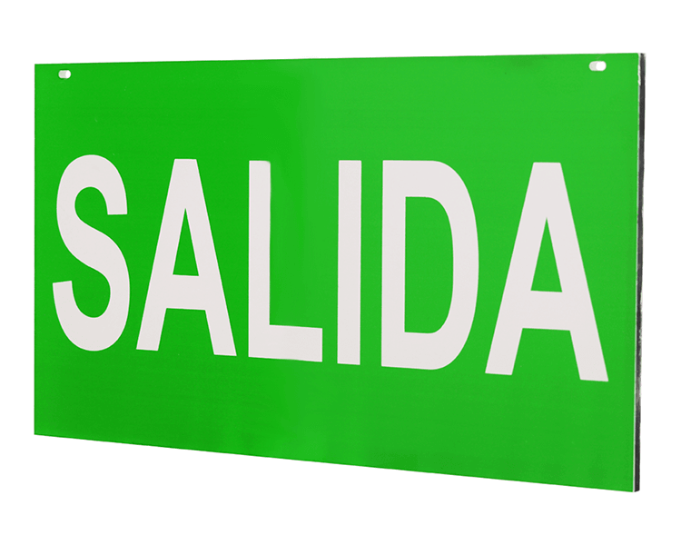 Salida menandatangani panel akrilik