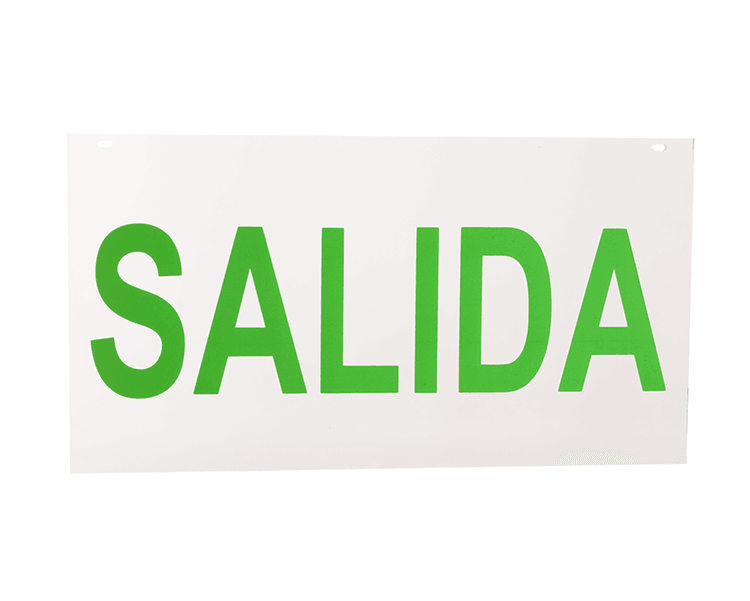 EXIT Sign Panel Akrilik Salida
