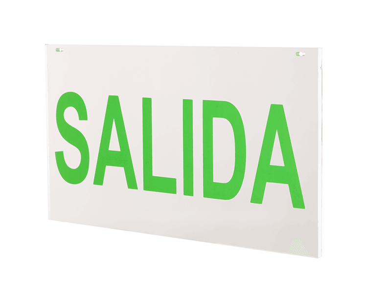 EXIT Sign Panel Akrilik Salida