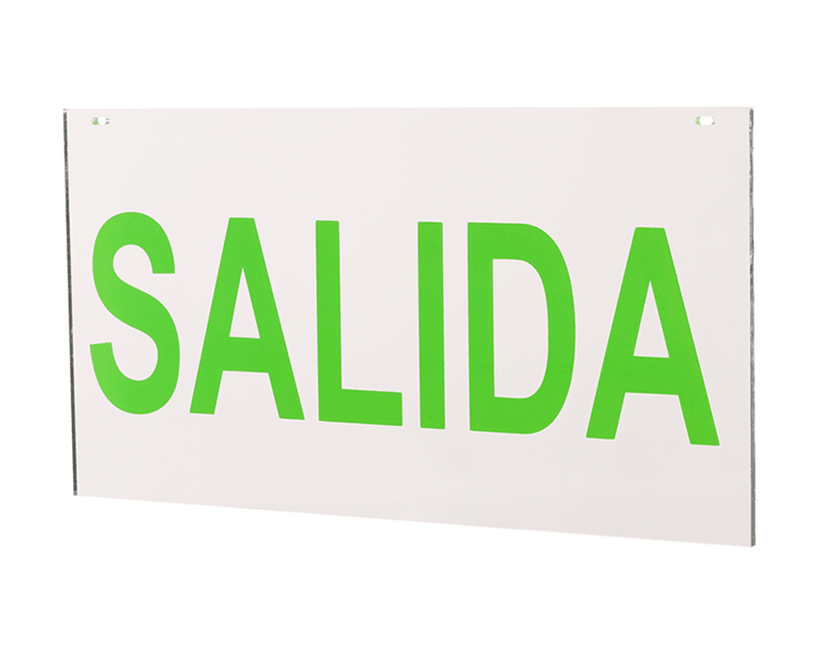EXIT Sign Panel Akrilik Salida
