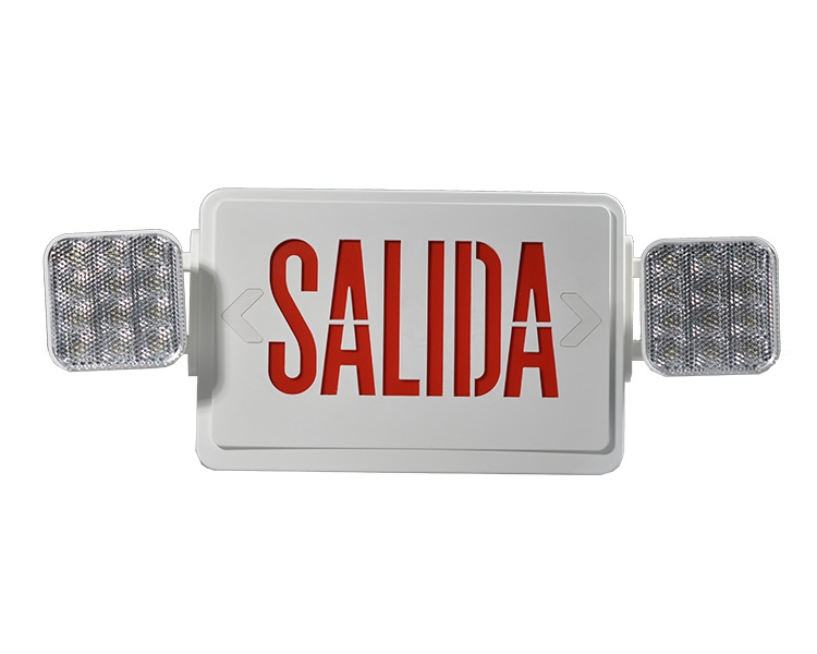 JLEC2RW-SA RED LED Combo Darurat Salida Tanda