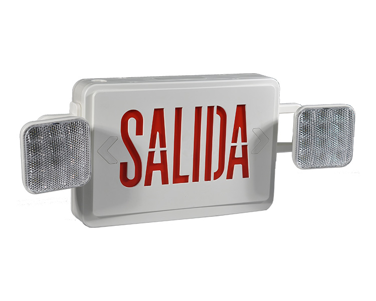 JLEC2RW-SA RED LED Combo Darurat Salida Tanda