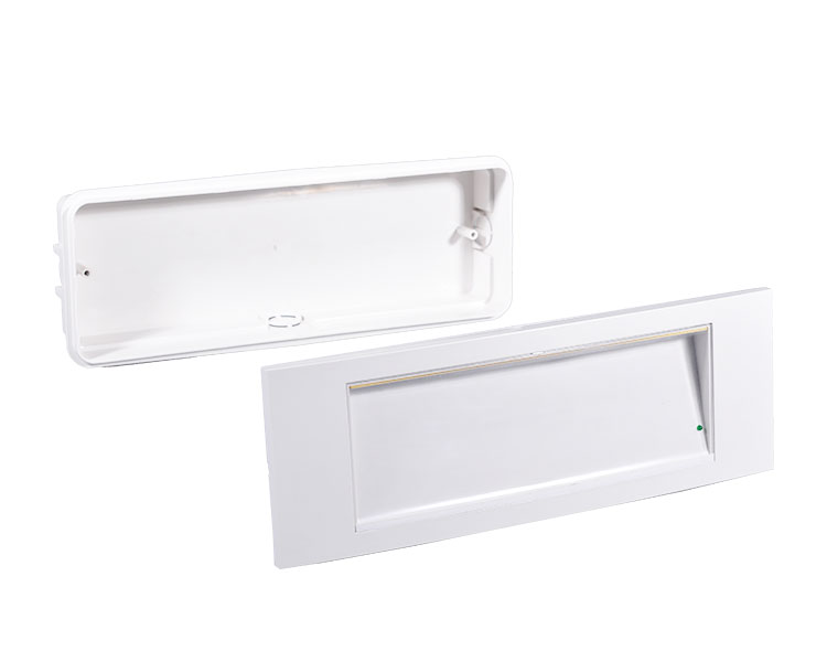 LE511AD CLEAR POLYCARBONATE Diffuser & Lampu Darurat Perumahan ABS