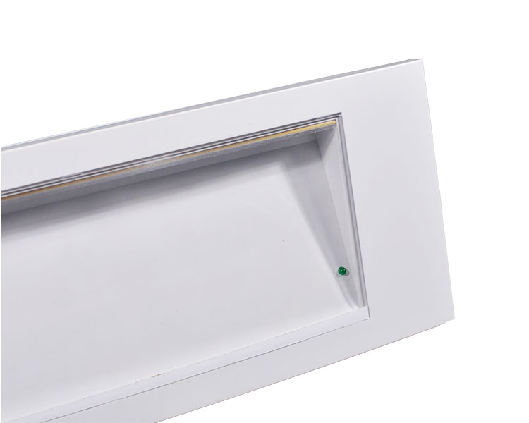 LE511AD CLEAR POLYCARBONATE Diffuser & Lampu Darurat Perumahan ABS