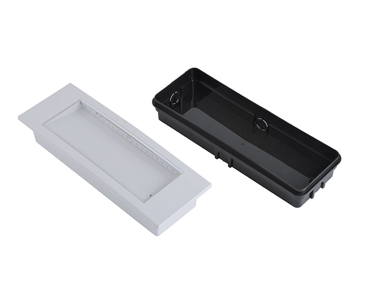LE511AD CLEAR POLYCARBONATE Diffuser & Lampu Darurat Perumahan ABS
