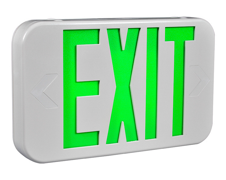 EZXTEU2BCWEM (EZCXTEU2BCWEM) -BI-COLOR UKURAN LED EXIT Tanda