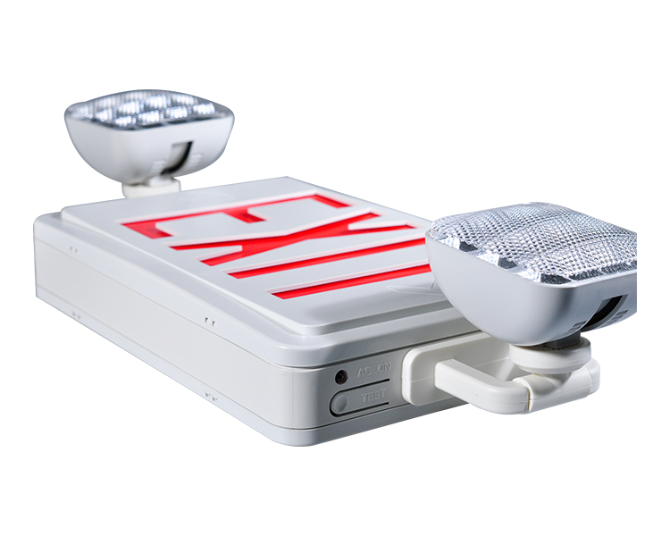 JLEC2BCW-BI-COLOR LED Combo Darurat Exit Exit dengan LED Heads
