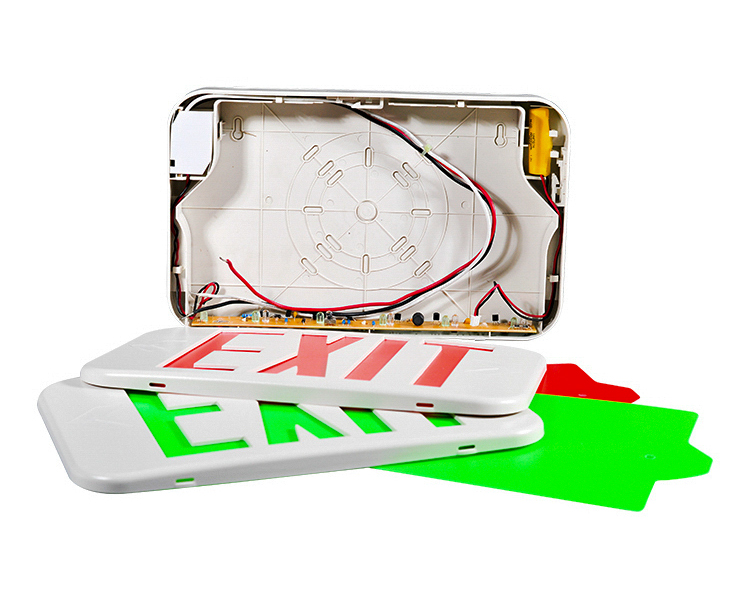 EZXTEU2BCWEM (EZCXTEU2BCWEM) -BI-COLOR UKURAN LED EXIT Tanda