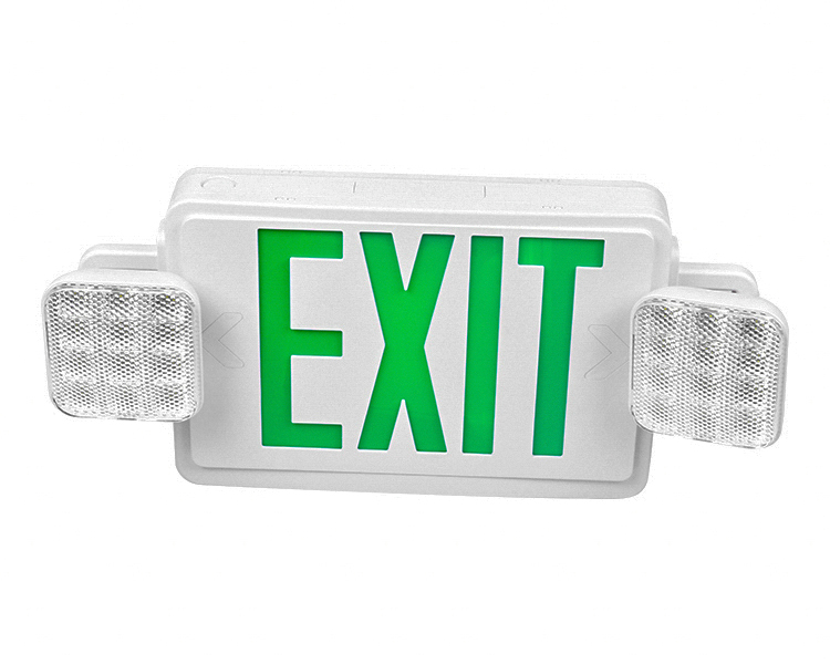 JLEC2GWRC-LED Exit Exit Sign Combo dengan jarak jauh yang mampu