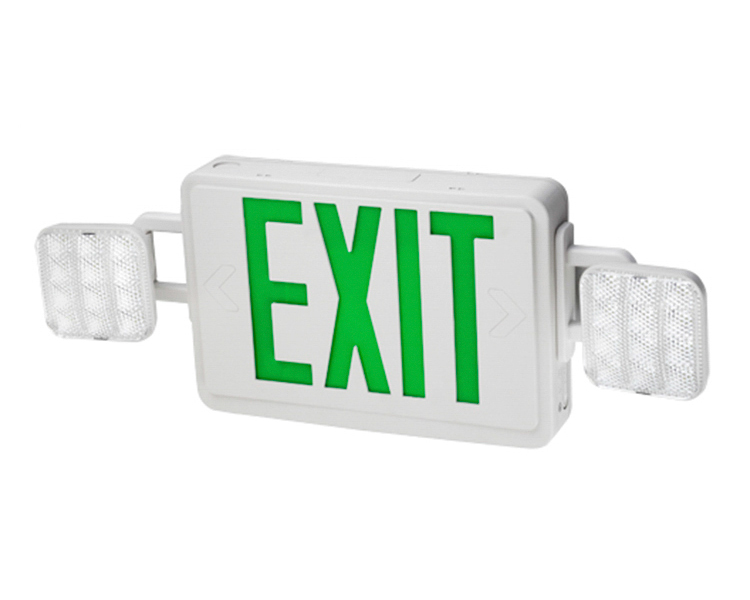 JLEC2GWRC-LED Exit Exit Sign Combo dengan jarak jauh yang mampu