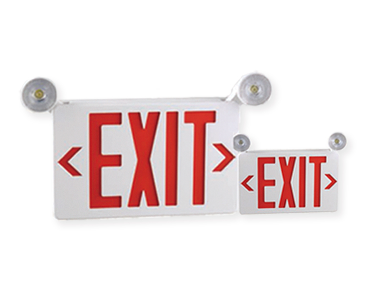JLECB2RW-NEW SLIM RED LURAT RED DARURAT EXIT DENGAN KEPALA LED