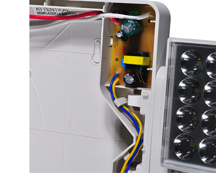 JLECD2GW-GREEN DARURAT FIRE EXIT Lampu dengan kepala LED