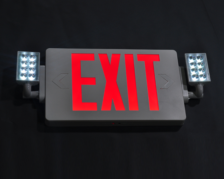 Jlecd2rw-Emergency Fire Exit Exit Lights dengan Red Letters