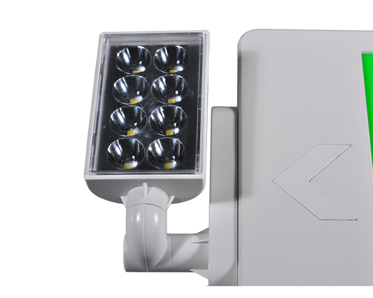 JLECD2GW-GREEN DARURAT FIRE EXIT Lampu dengan kepala LED