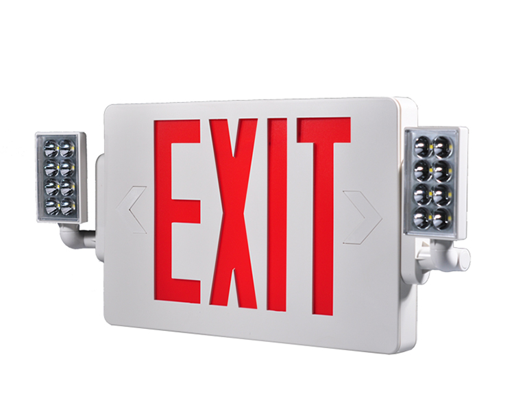 Jlecd2rw-Emergency Fire Exit Exit Lights dengan Red Letters