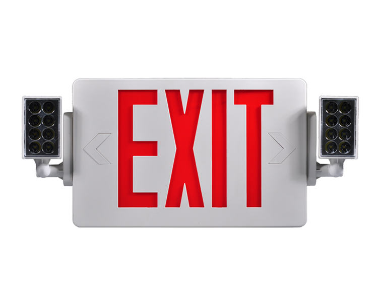 Jlecd2rw-Emergency Fire Exit Exit Lights dengan Red Letters
