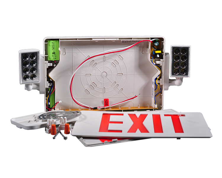 Jlecd2rw-Emergency Fire Exit Exit Lights dengan Red Letters