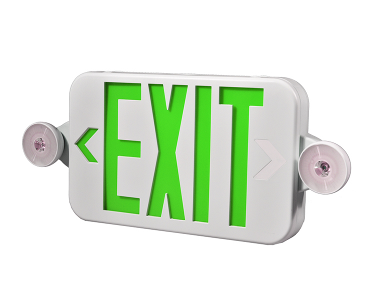 JLECE2GW NEW Compact Green Exit Sign