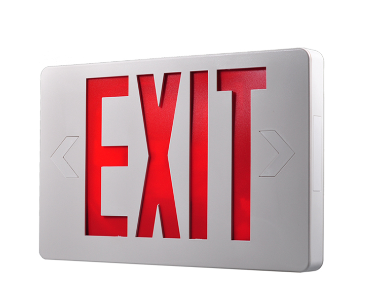 Jleed2rwem New Slim Red Led Exit Sign