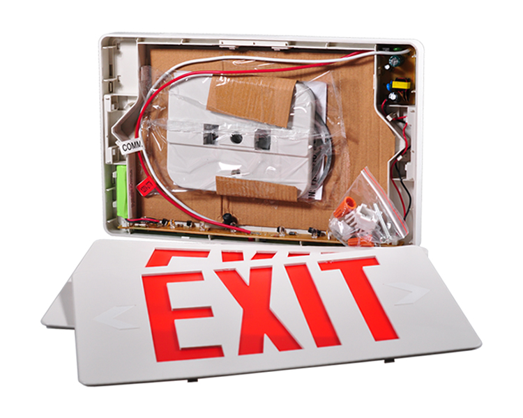 Jleed2rwem New Slim Red Led Exit Sign