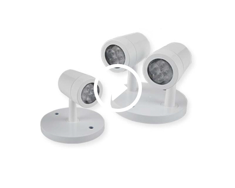 CNDRH1 -4*3030 SMD Kepala Lampu Remote Tunggal Indoor