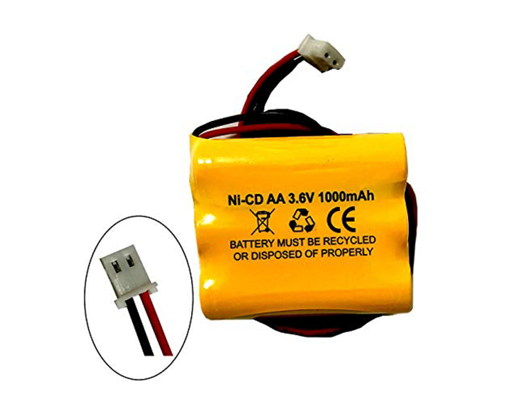 Baterai Ni-Cad 3.6V 1000mAh