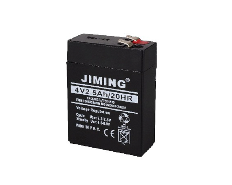 Baterai timbal-asam pengisian ulang 4V 2.5Ah