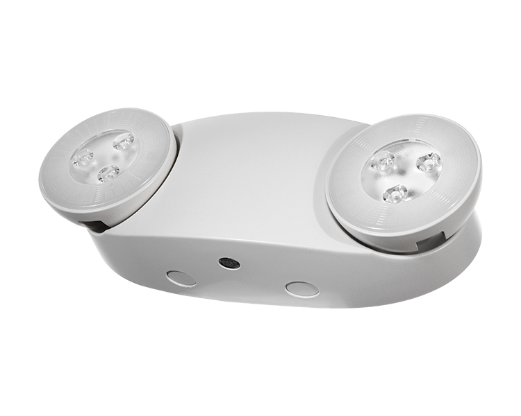 Jleu6 ul/cul 600lm output tinggi lampu darurat kepala ganda