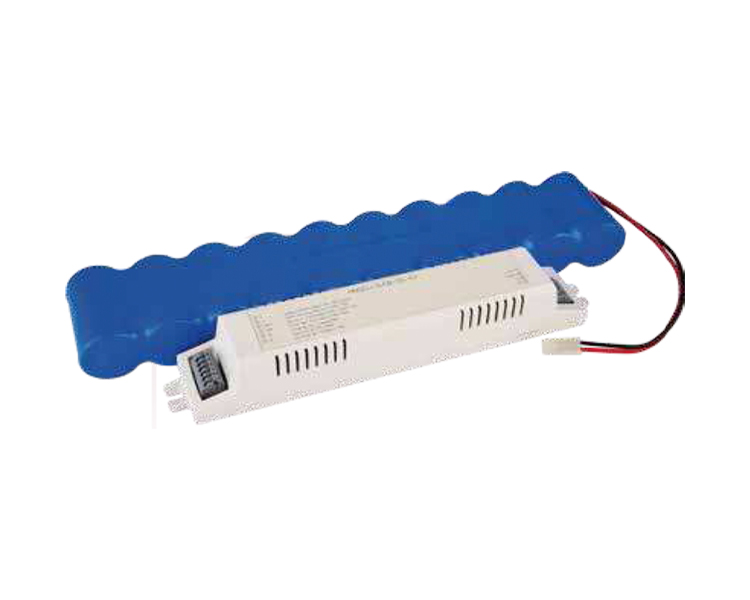 Paket baterai darurat untuk fitting LED