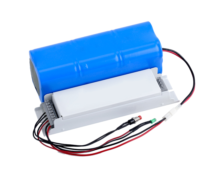 Paket baterai darurat LED dengan paket baterai eksternal